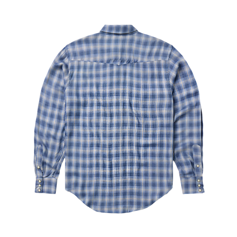 Shadow Plaid Western Shirt