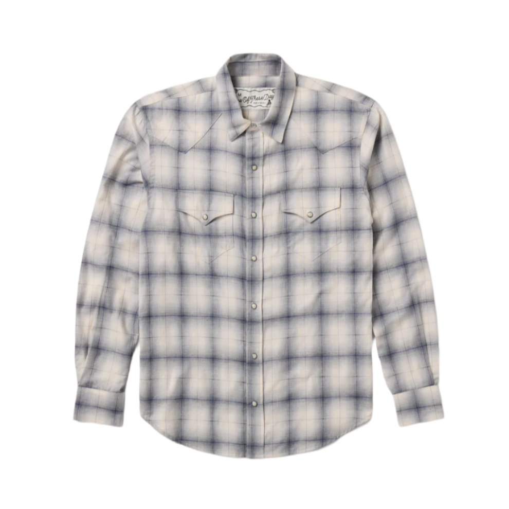 Shadow Plaid Western Shirt