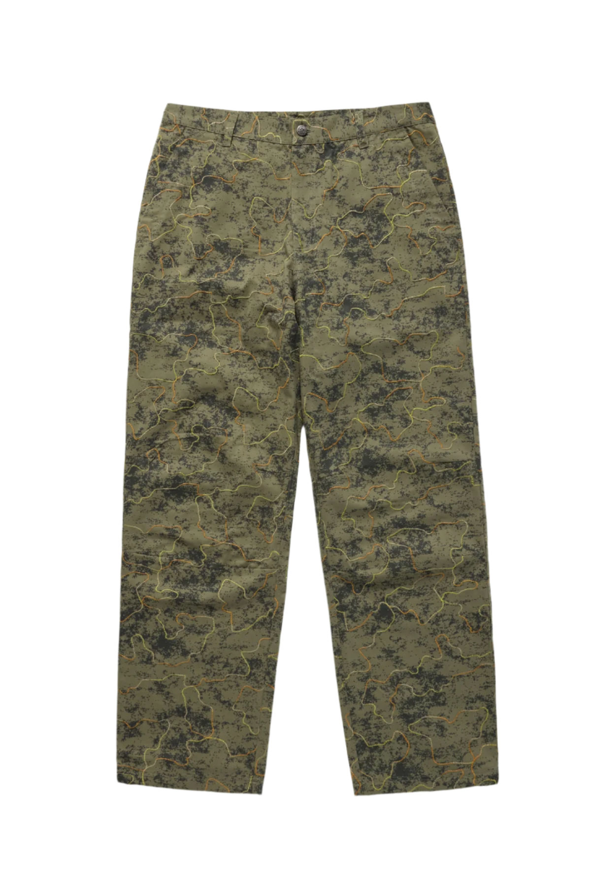 Embroidered Camp Pant