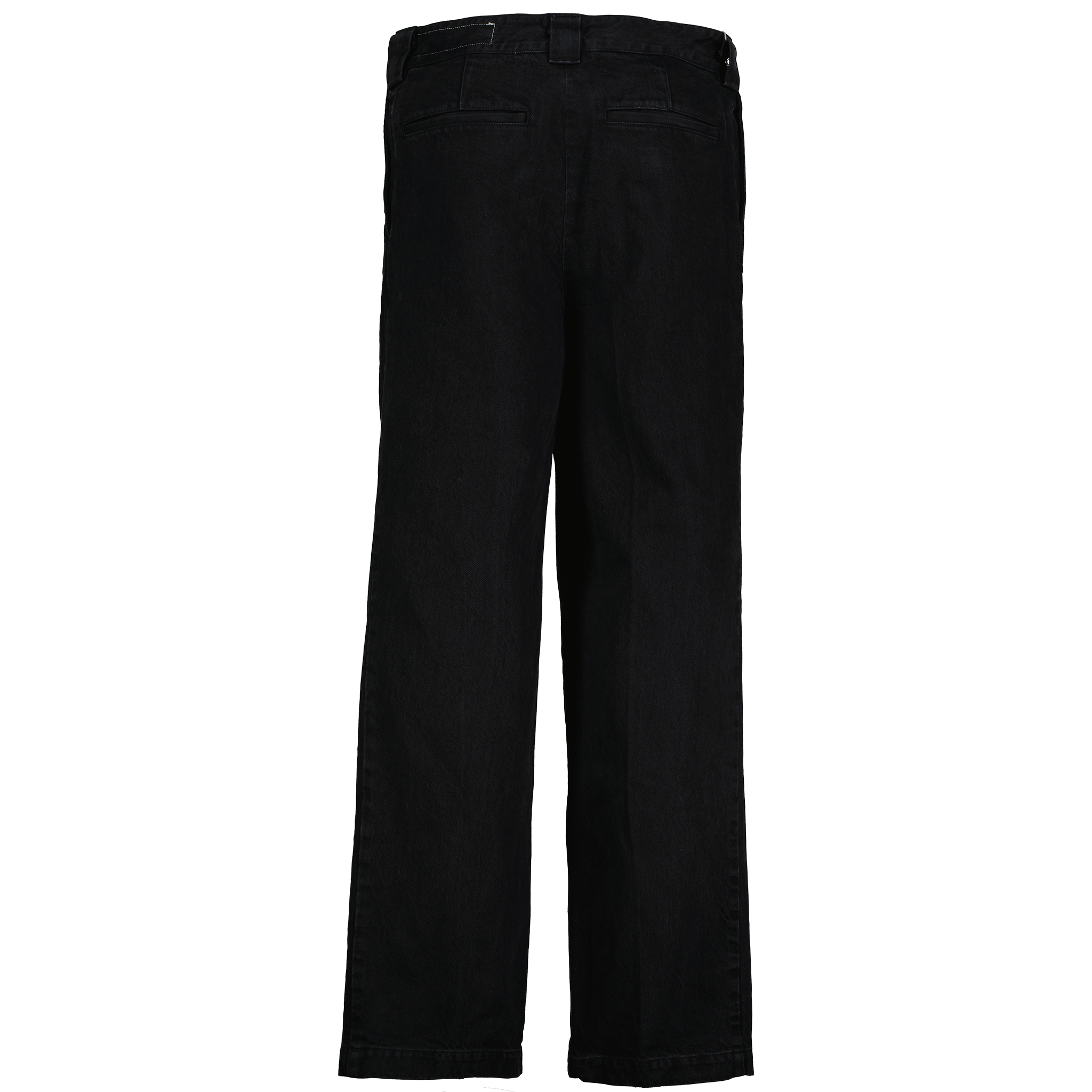 Big Tuck Denim Trouser