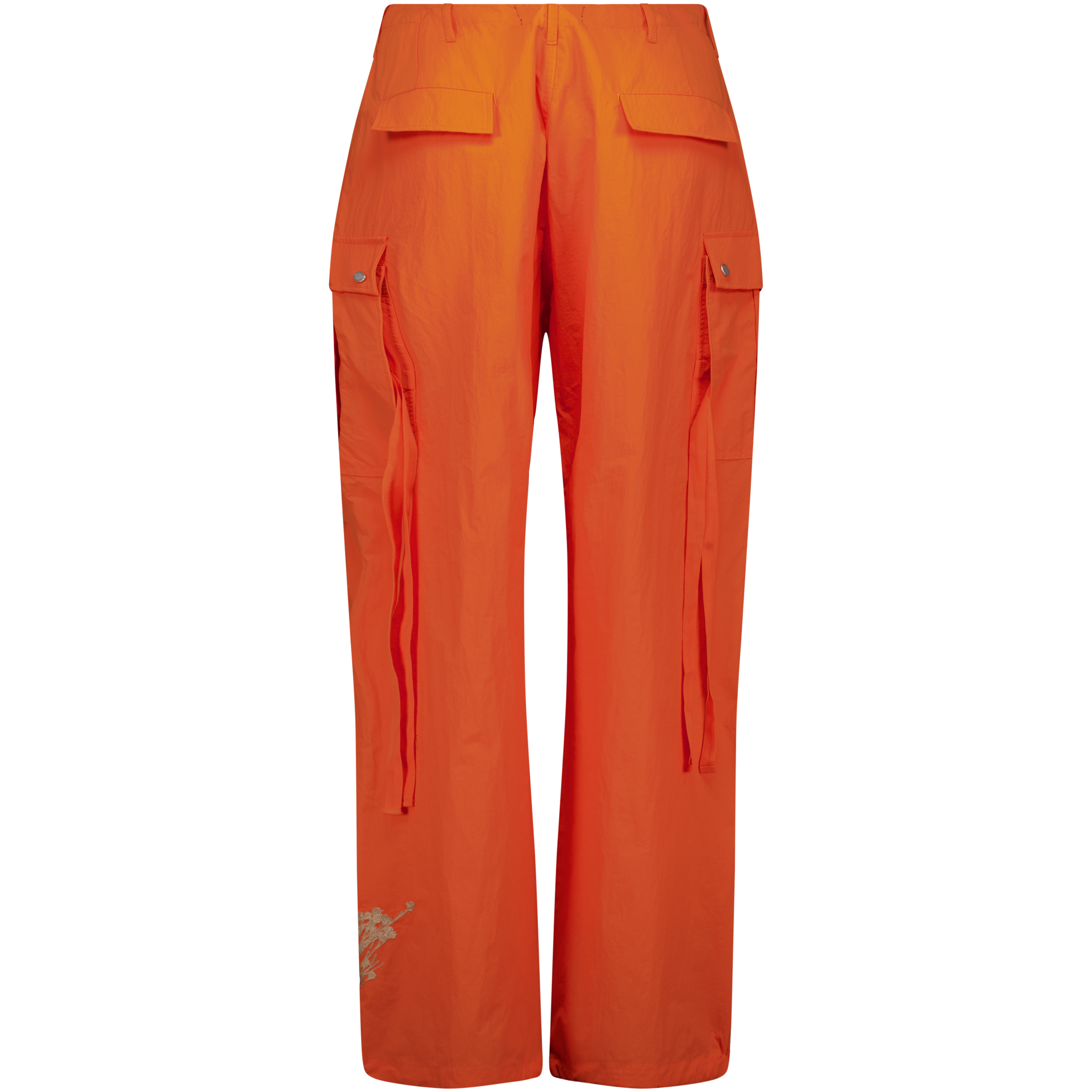 Desert Marigold Embroidered Nylon Cargo Pant