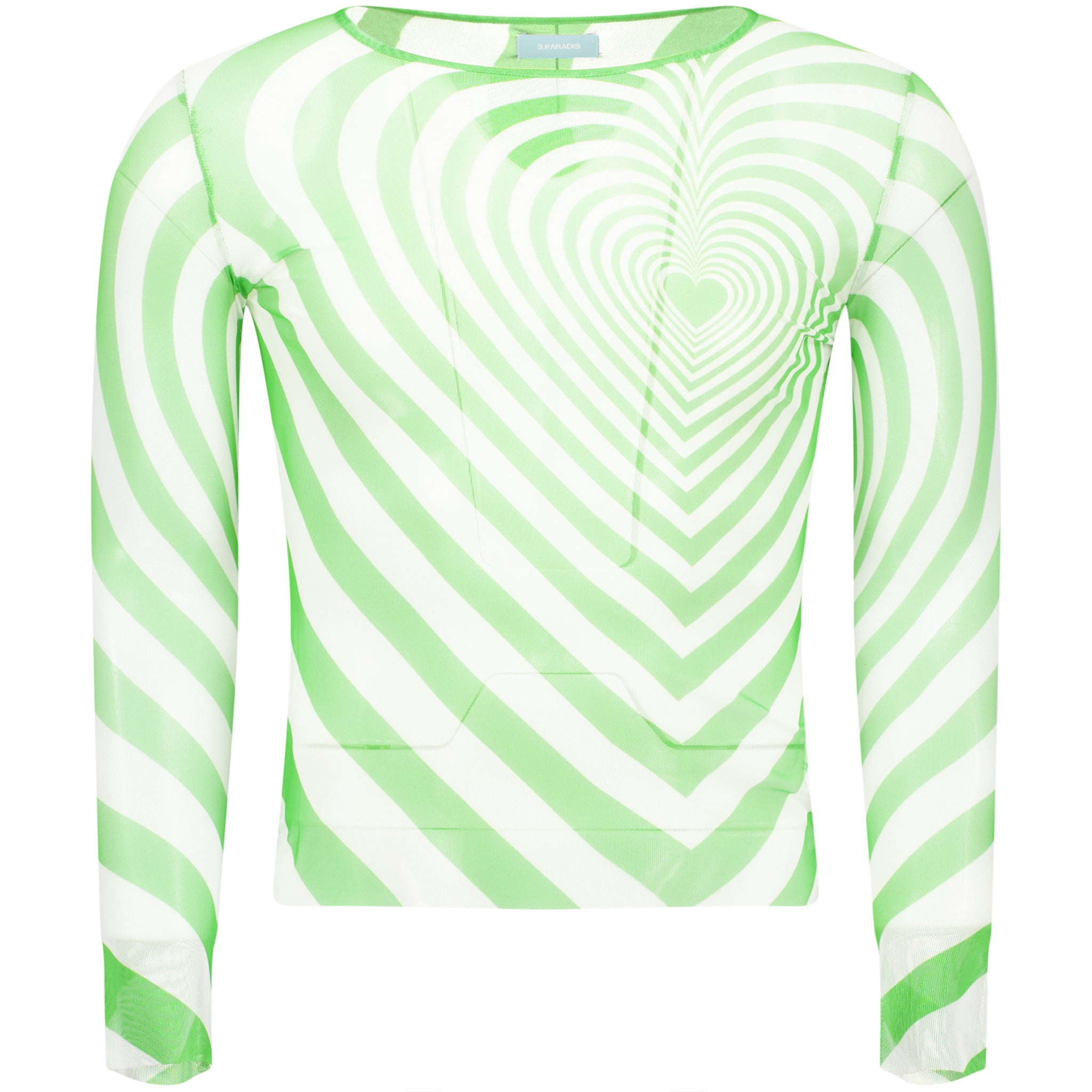 Mesh LS Top W/ Heart