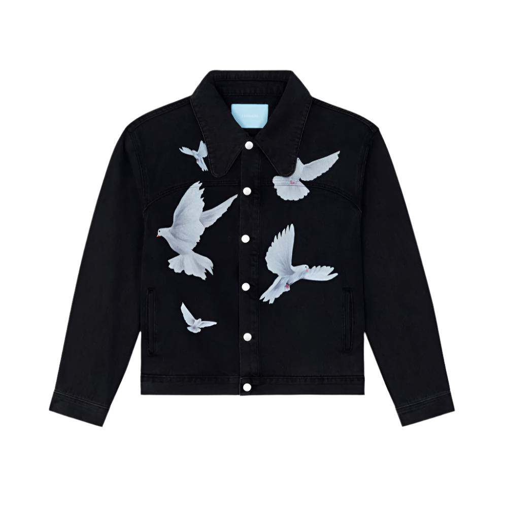 Freedom Doves Denim Trucker Jacket