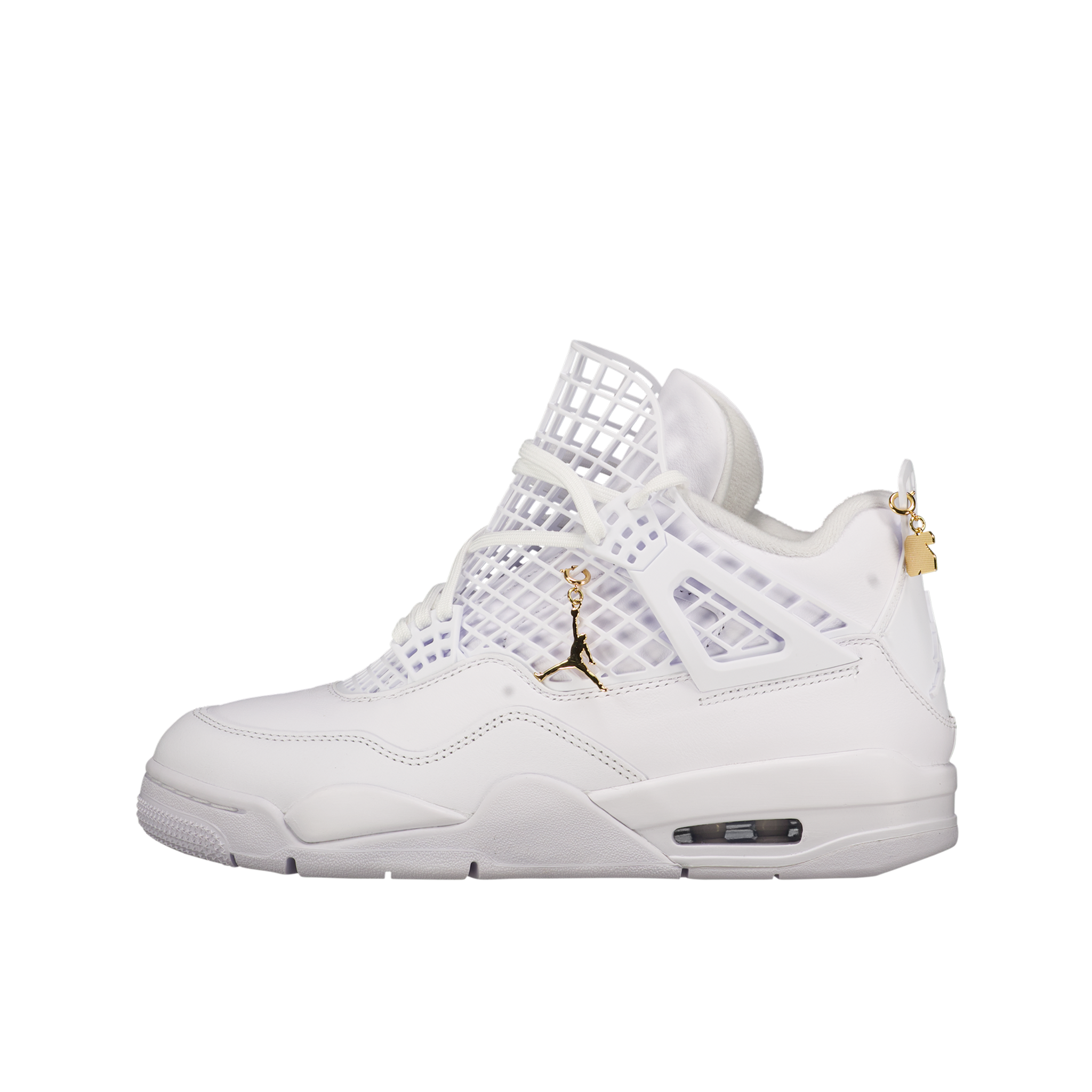 W Air Jordan 4 Net 'Triple White'