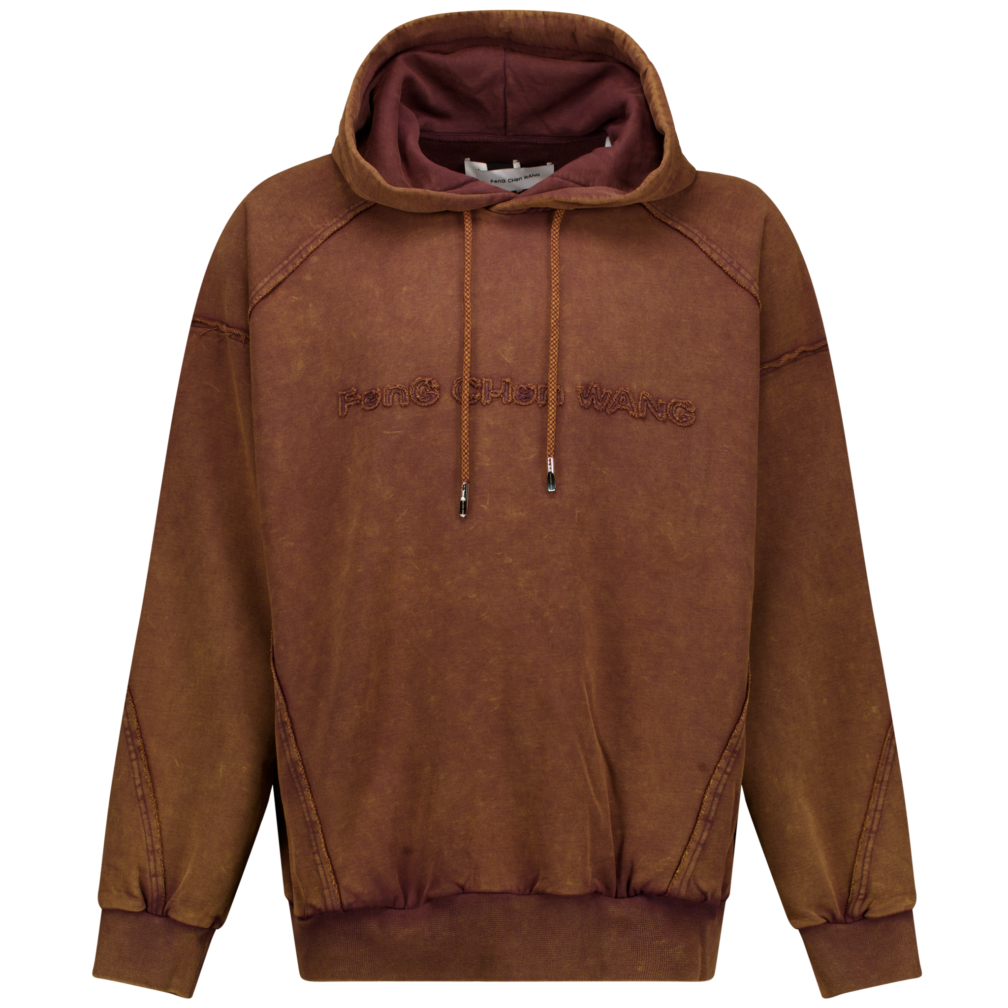 Brown Washed Hoodie