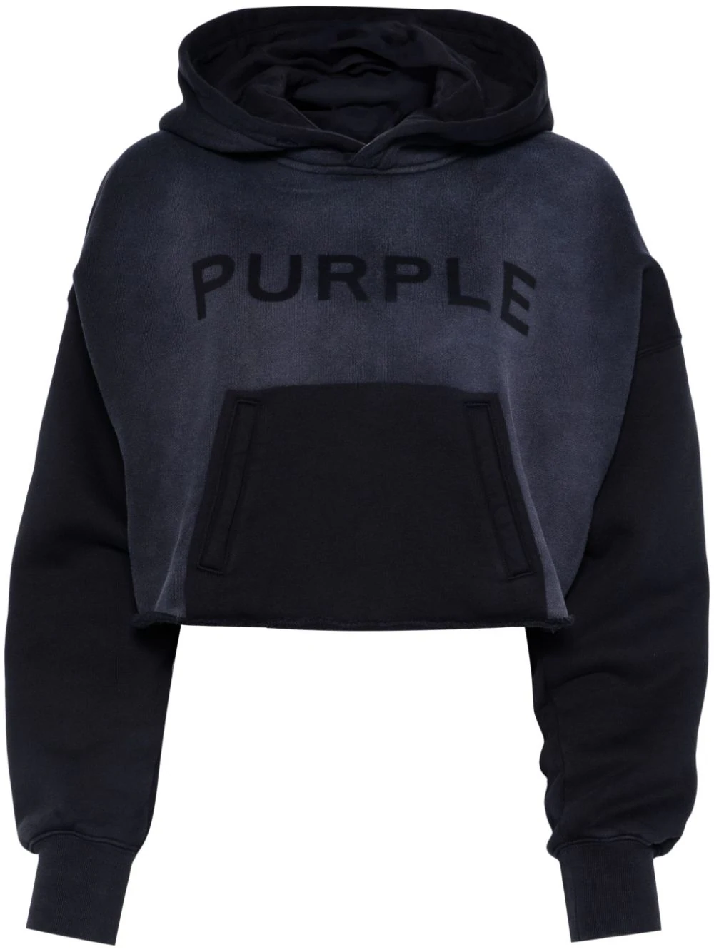 Fleece Raw Hem Hoodie